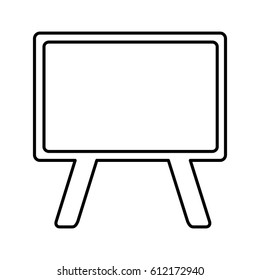 chalkboard school isolated icon vector illustration design