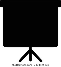Chalkboard Silhouette vector icon illustration