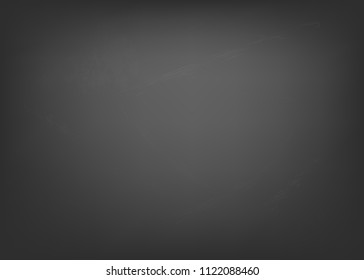 Chalkboard texture. Empty blackboard blank. Clean school board. Vector illustration.