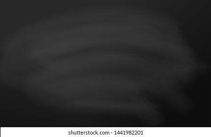 Chalkboard vector. Black background board template for school lessons. Blank blackboard, surface for teacher notice. School blackboard texture. Vector illustration. 