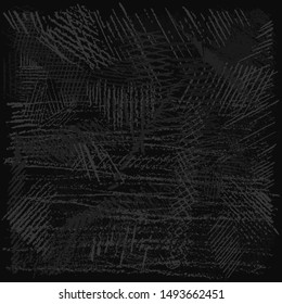 Chalkboard vector. Black background board template for school lessons. Blank blackboard, surface for teacher notice. School blackboard texture. Vector illustration.
