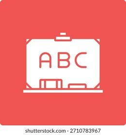 Icono de Vector de pizarra. Se puede utilizar para aplicaciones de impresión, móviles y de Web.