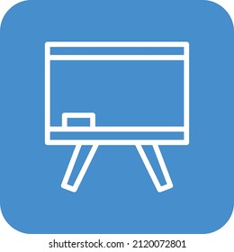 Chalkboard Vector Icon Design Illustration