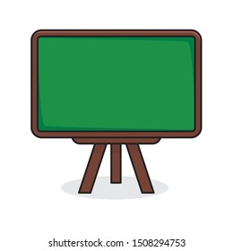 Chalkboard vector illustration isolated on white background