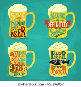 Ilustración de la cosecha de chalkboard. Carteles dibujados a mano para el bar o el festival de la cerveza con jarra de cerveza artesanal. Creativo elemento de diseño moderno para menú de pub, cervecería, afiche de cervecería.