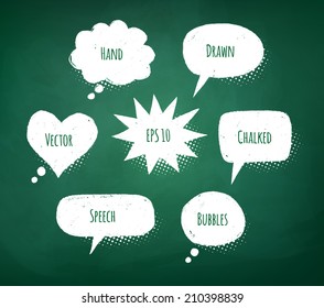 Chalked design. Vector illustration.