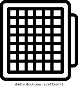 Chalky grating screen texture vector illustration, distressed grainy overlay effect for vintage and grunge designs, abstract speckled mesh background.