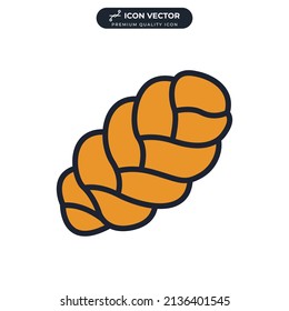 plantilla de símbolo de icono de reto para el logotipo de colección de diseño gráfico y web ilustración vectorial