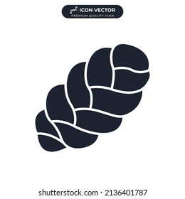 challah icon symbol template for graphic and web design collection logo vector illustration