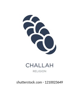 Challah icon. Trendy flat vector Challah icon on white background from Religion collection, vector illustration can be use for web and mobile, eps10