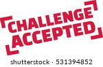 Challenge Accepted stamp