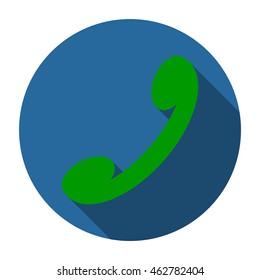 challenge, answer the call icon flat design style