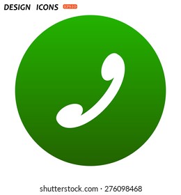challenge, answer the call. icon. vector design