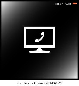 challenge, answer the call. icon. vector design