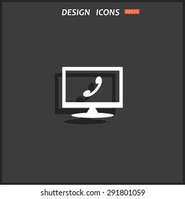 challenge, answer the call. icon. vector design
