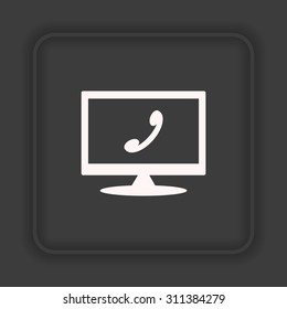 challenge, answer the call. icon. vector design