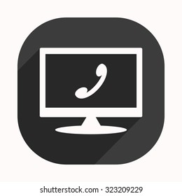 challenge, answer the call. icon. vector design