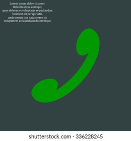 challenge, answer the call. icon. vector design