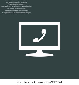 challenge, answer the call. icon. vector design