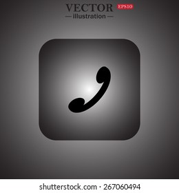 challenge, answer the call, web icon. vector design