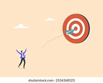 The challenge of business goals or the competition to achieve success