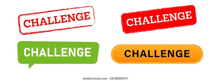 Challtasten-Sprechblase und Briefmarkenaufkleber-Wettbewerb