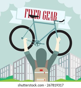 challenge the city on a bicycle