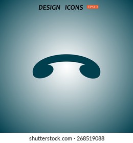 challenge, to end the call. icon. vector design