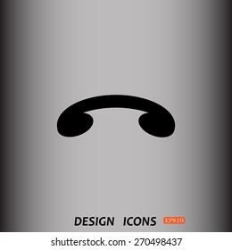 challenge, to end the call. icon. vector design