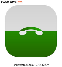 challenge, to end the call. icon. vector design