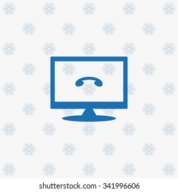 challenge, to end the call. icon. vector design