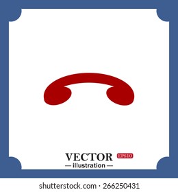 challenge, to end the call, web icon. vector design
