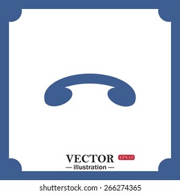 challenge, to end the call, web icon. vector design