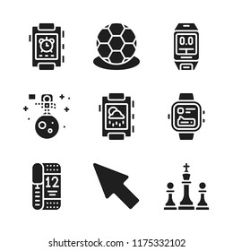 challenge icon. 9 challenge vector icons set. chess, football and conquer icons for web and design about challenge theme
