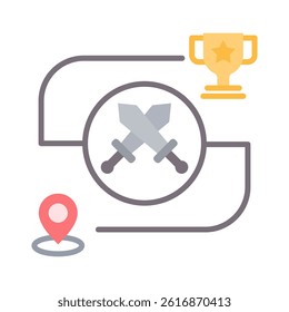 Challenge Icon Element for Design