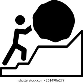 Challenge Icon Mixed Vector Illustration