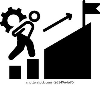 Challenge Icon Mixed Vector Illustration
