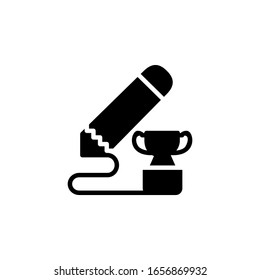 challenge icon. online learning and course icon. Perfect for application, web, logo and presentation template. icon design solid style