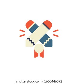 challenge icon. online learning icon. perfect for application, web, logo and presentation template. icon design flat style