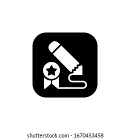challenge icon. Online Learning icon. Perfect for application, web, logo and presentation template. icon design solid rounded style