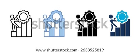Challenge Icon Set Multiple Style Collection