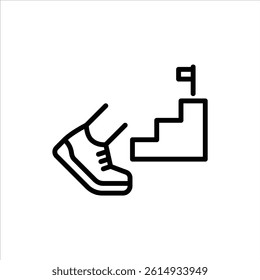 challenge outline icon. challenge black line illustration.