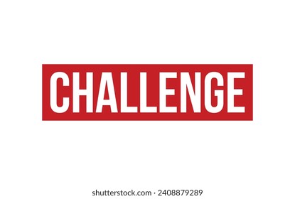 Challenge Rubber Stamp Seal Vector