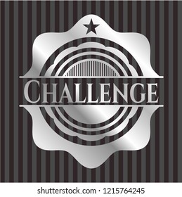 Challenge silver emblem or badge