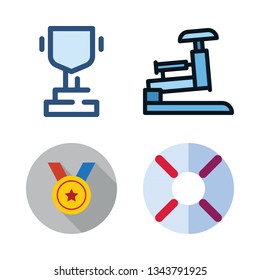 challenge vector icon set