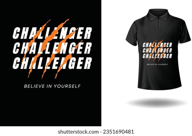 Challenger People believe yourself t-shirt