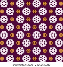 Chamber Icon Vector Illustration repeating trendy cute pattern colorful red background