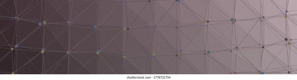 Color de color cromosoma Color abstracto de la ilustración de fondo de arte generativo de bajo polígono