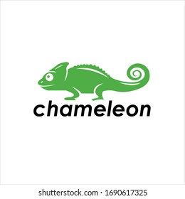 chameleon animal vector graphic template download premium