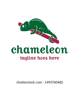 Chameleon Animal Vector Logo Design